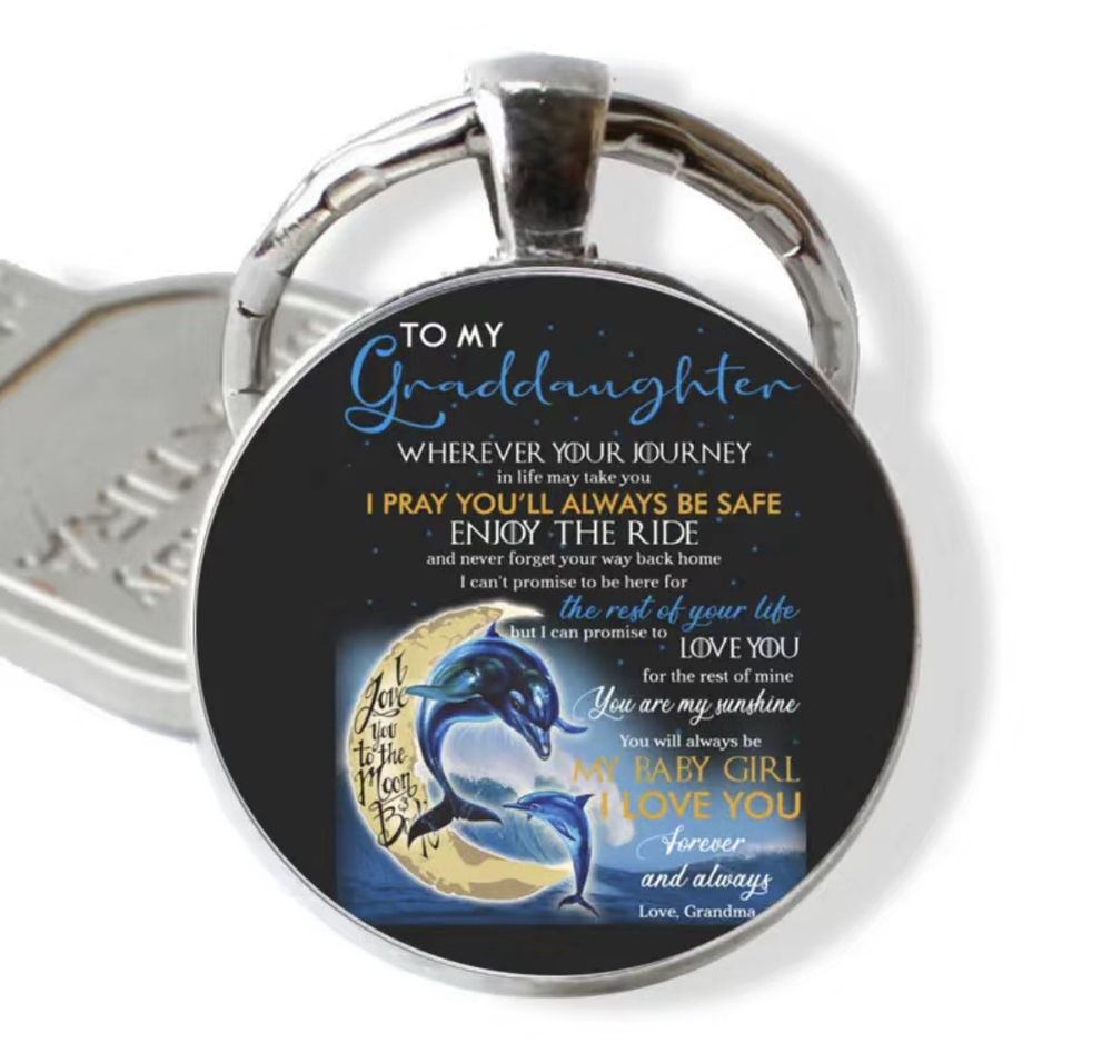 3/$25 TO MY Granddaughter WHEREVER YOUR JOURNEY in life may take you Keychain